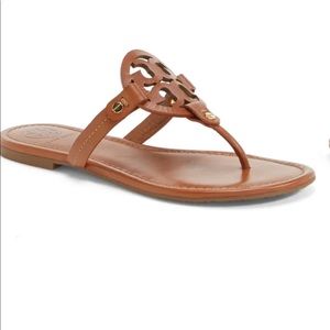 Tory Burch Miller Sandal Size 9 in Vintage Vachetta Leather